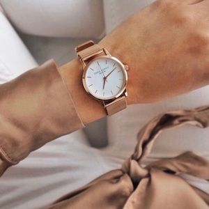 Eddie Borgo Rose Gold Watch 30mm Rachel Zoe NWT